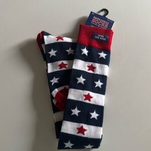 Patriotic over the knee socks